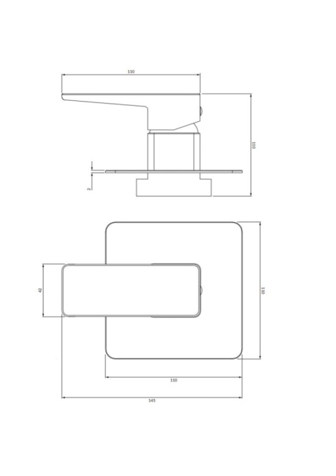 OMNIRES PARMA PM7445NI - BATERIA PRYSZNICOWA PODTYNKOWA NIKIEL SZCZOTKOWANY