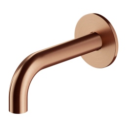 OMNIRES Y WDY-SCPB - WYLEWKA WANNOWA ŚCIENNA KRÓTKA MIEDŹ SZCZOTKOWANA MOSIĘŻNA