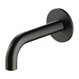 OMNIRES Y WDY-SGR - WYLEWKA WANNOWA ŚCIENNA KRÓTKA GRAFIT SZCZOTKOWANY MOSIĘŻNA