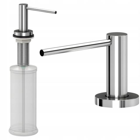 QUADRON JUDY MFT004-BS - DOZOWNIK WPUSZCZANY DO PŁYNU STAL SZCZOTKOWANA 500ML