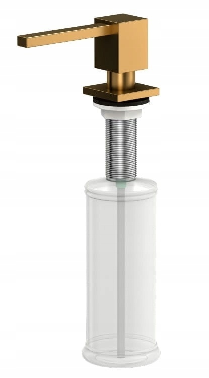 QUADRON EMMA MFT002-PVDC - DOZOWNIK WPUSZCZANY DO PŁYNU KWADRATOWY MIEDZIANY 500ML