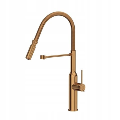 QUADRON MARILYN 3523527_PVDC1 - BATERIA KUCHENNA STALOWA MIEDZIANA WYSOKA SPRĘŻYNOWA Z RUCHOMĄ WYLEWKĄ