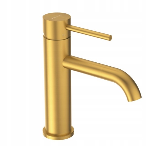 BALNEO BATERIA UMYWALKOWA STOJĄCA ZŁOTO SZCZOTKOWANE CASCADE MODEL 1 GOLD