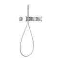 BALNEO BATERIA WANNOWA PODTYNKOWA 4-OTWOROWA INOX SZCZOTKOWANY CASCADE MODEL 3 INOX