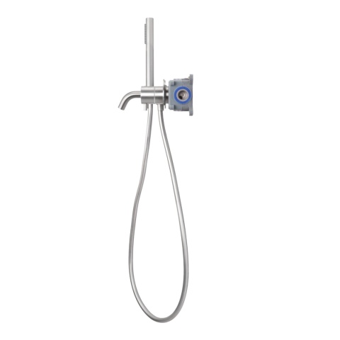 BALNEO BATERIA WANNOWA PODTYNKOWA 4-OTWOROWA INOX SZCZOTKOWANY CASCADE MODEL 3 INOX