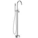 BALNEO BATERIA WANNOWA WOLNOSTOJĄCA PODŁOGOWA INOX SZCZOTKOWANY CASCADE MODEL 2 INOX