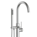 BALNEO BATERIA WANNOWA WOLNOSTOJĄCA PODŁOGOWA INOX SZCZOTKOWANY CASCADE MODEL 2 INOX