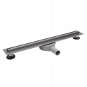 BALNEO SLIM LOW PROLINE GUN METAL 70 - ODPŁYW LINIOWY SLIM 70 CM, STAL NIERDZEWNA GRAFIT