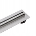 BALNEO SLIM LOW PROLINE INOX 80 - ODPŁYW LINIOWY SLIM 80 CM, STAL NIERDZEWNA INOX SZCZOTKOWANY
