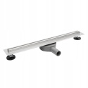 BALNEO SLIM LOW PROLINE INOX 80 - ODPŁYW LINIOWY SLIM 80 CM, STAL NIERDZEWNA INOX SZCZOTKOWANY
