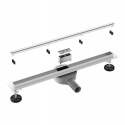 BALNEO SLIM LOW PROLINE INOX 80 - ODPŁYW LINIOWY SLIM 80 CM, STAL NIERDZEWNA INOX SZCZOTKOWANY
