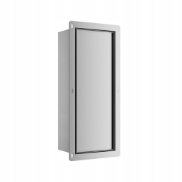 BALNEO WALL-BOX BRUSH S PRAWY - SZAFKA PODTYNKOWA NA SZCZOTKĘ WC I PAPIER PRAWA DO ZABUDOWY
