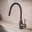 KUCHINOX NAVIRA B53 961E - BATERIA ZLEWOZMYWAKOWA Z ELASTYCZNĄ WYLEWKĄ GRAFIT