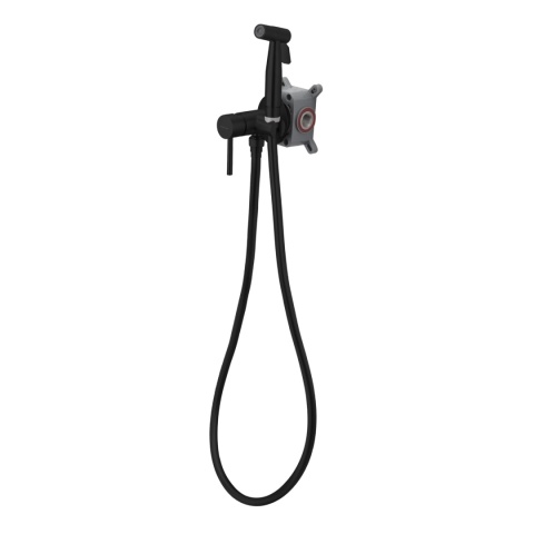 BALNEO BATERIA BIDETOWA PODTYNKOWA CZARNY MAT CASCADE MODEL 2 BLACK