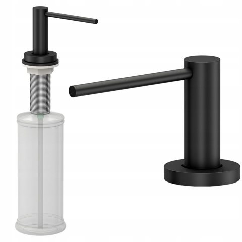 QUADRON JUDY MFT004-BLM - DOZOWNIK WPUSZCZANY DO PŁYNU CZARNY MAT 500ML