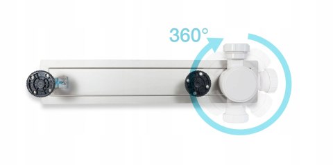 BALNEO SIDE-DRAIN 50 - ODPŁYW LINIOWY 50 CM DWUSTRONNY Z SYFONEM BOCZNYM OBROTOWYM BALNEO SIDE-DRAIN 50 - ODPŁYW LINIOWY 50 CM DWUSTRONNY Z SYFONEM BOCZNYM OBROTOWYM