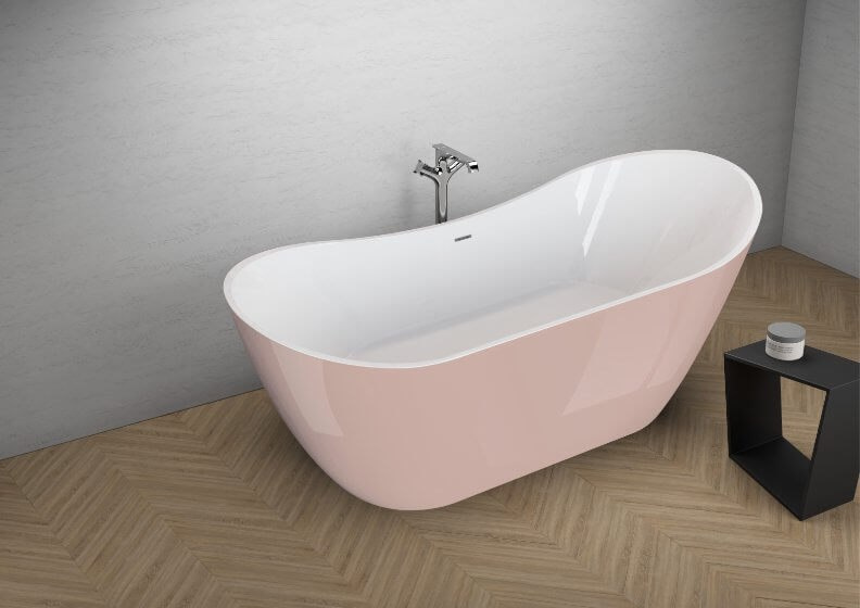 POLIMAT ABI 00405 - WANNA WOLNOSTOJĄCA 180x80 Z SYFONEM RÓŻ POLIMAT ABI 00405 - WANNA WOLNOSTOJĄCA 180x80 Z SYFONEM RÓŻ