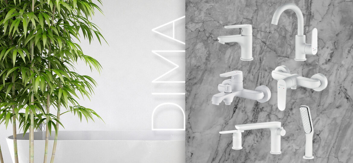 BATERIA WANNOWA BIAŁA Z PRZEŁĄCZNIKIEM NATRYSKU CERAMICZNYM KUCHINOX DIMA BQD 610D BATERIA WANNOWA BIAŁA Z PRZEŁĄCZNIKIEM NATRYSKU CERAMICZNYM KUCHINOX DIMA BQD 610D