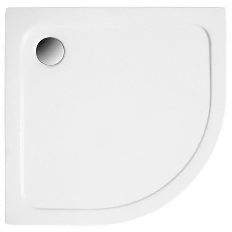 POLIMAT STANDARD 00781 - BRODZIK POSADZKOWY PÓŁOKRĄGŁY 90x90 AKRYLOWY BIAŁY POLIMAT STANDARD 00781 - BRODZIK POSADZKOWY PÓŁOKRĄGŁY 90x90 AKRYLOWY BIAŁY