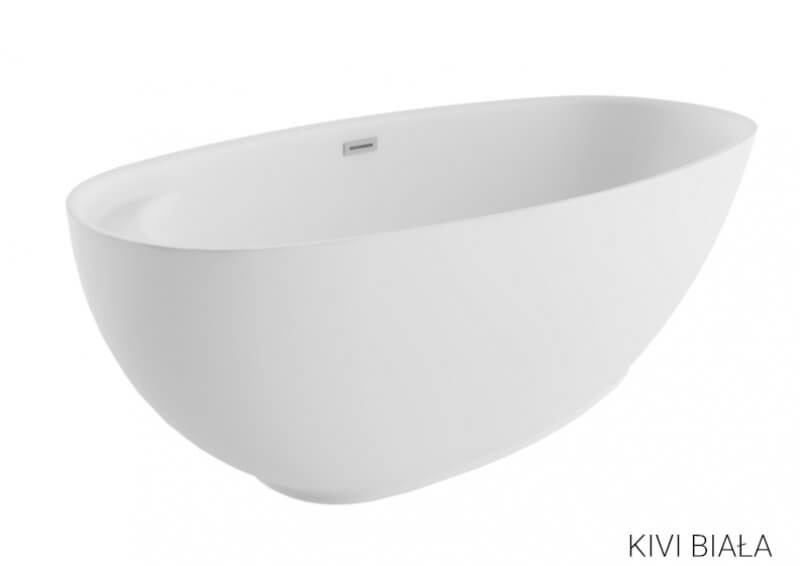 POLIMAT KIVI 00471 - WANNA WOLNOSTOJĄCA 165x75 Z SYFONEM BIAŁA AKRYLOWA POLIMAT KIVI 00471 - WANNA WOLNOSTOJĄCA 165x75 Z SYFONEM BIAŁA AKRYLOWA